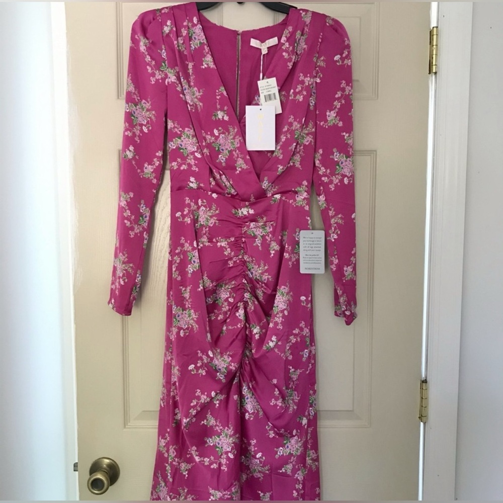 Wayf floral midi dress
